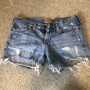Abercrombie and Fitch cut off shorts